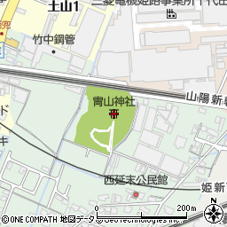 冑山神社周辺の地図