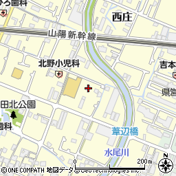 兵庫県姫路市岡田81周辺の地図