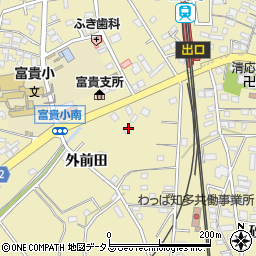 愛知県知多郡武豊町冨貴外前田20-3周辺の地図