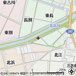 愛知県西尾市刈宿町西弥治周辺の地図