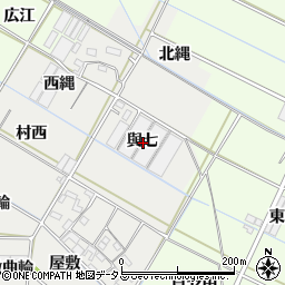 愛知県西尾市一色町開正與七周辺の地図
