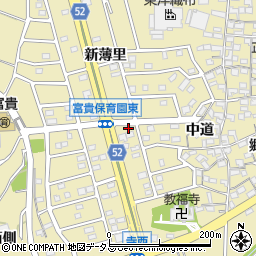 愛知県知多郡武豊町冨貴新西側86周辺の地図