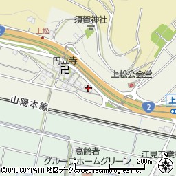 兵庫県相生市若狭野町上松80周辺の地図