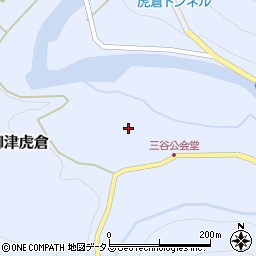 岡山県岡山市北区御津虎倉158周辺の地図