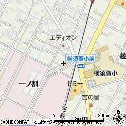 愛知県西尾市吉良町上横須賀五反田42周辺の地図