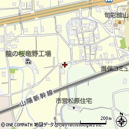 西構公民館周辺の地図