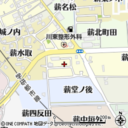 京都府京田辺市薪茶屋前11周辺の地図
