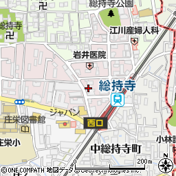 大阪府茨木市総持寺駅前町周辺の地図