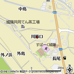 京都府城陽市奈島川原口周辺の地図