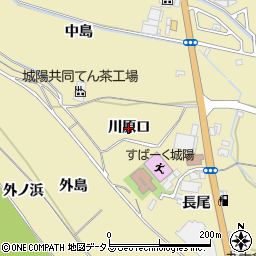 京都府城陽市奈島（川原口）周辺の地図