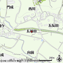 愛知県蒲郡市相楽町五月田周辺の地図