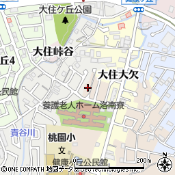 京都府京田辺市大住仲ノ谷16周辺の地図