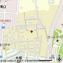 大阪府高槻市深沢本町9周辺の地図