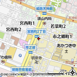 兵庫県姫路市市之郷町2丁目19周辺の地図