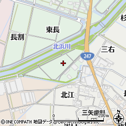 愛知県西尾市刈宿町（東弥治）周辺の地図