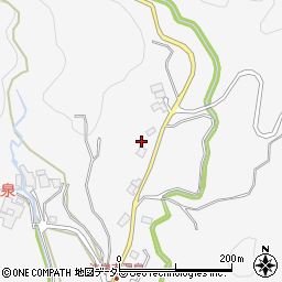 掛川川根線周辺の地図