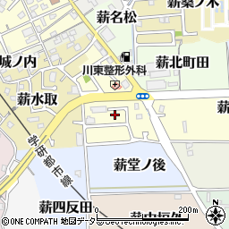 京都府京田辺市薪茶屋前10-16周辺の地図