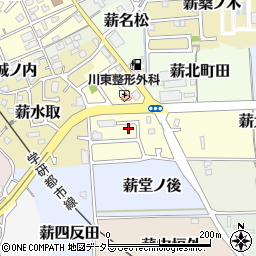 京都府京田辺市薪茶屋前10-17周辺の地図