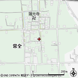 兵庫県揖保郡太子町常全171周辺の地図