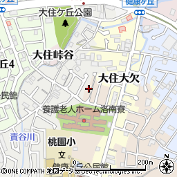 京都府京田辺市大住仲ノ谷16-14周辺の地図