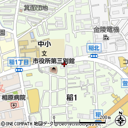 アカネ薬局　箕面稲店周辺の地図