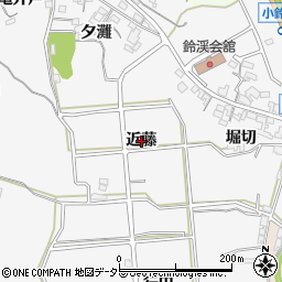愛知県常滑市小鈴谷近藤周辺の地図