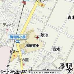 愛知県西尾市吉良町上横須賀菱池29周辺の地図