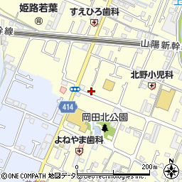 兵庫県姫路市岡田52周辺の地図