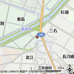 幡豆淡水魚株式会社周辺の地図