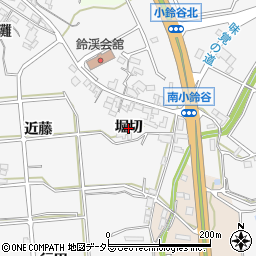 愛知県常滑市小鈴谷（堀切）周辺の地図