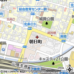 兵庫県姫路市朝日町周辺の地図