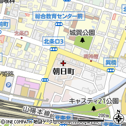 兵庫県姫路市朝日町23周辺の地図