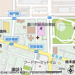 豊川公園トイレ２周辺の地図