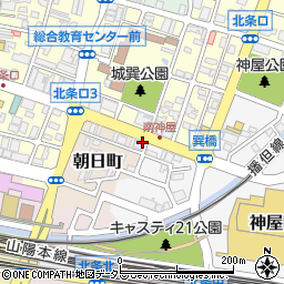 エディック　姫路本部校周辺の地図