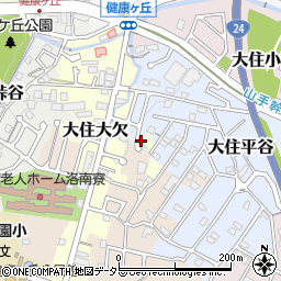 京都府京田辺市大住仲ノ谷1-23周辺の地図