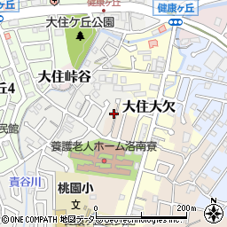 京都府京田辺市大住仲ノ谷16-16周辺の地図