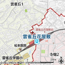 兵庫県川西市花屋敷2丁目9-5周辺の地図