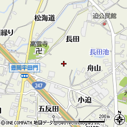 愛知県蒲郡市豊岡町周辺の地図