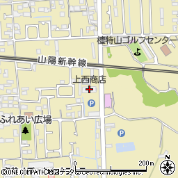 上西商店周辺の地図