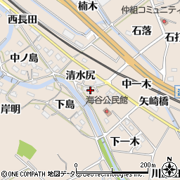 愛知県額田郡幸田町深溝上一木30周辺の地図