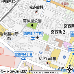 デイサービスＣＨＩＡＫＩほおずき姫路宮西周辺の地図