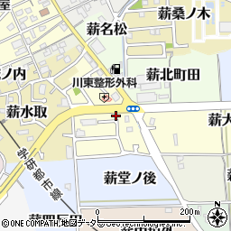 京都府京田辺市薪茶屋前10周辺の地図