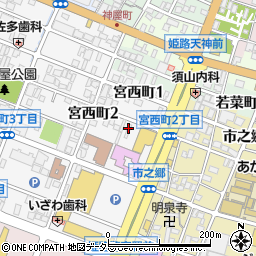 姫路東福音ルーテル教会周辺の地図