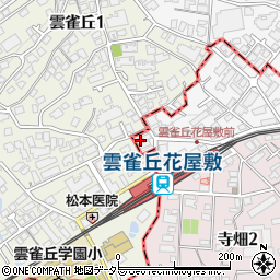 兵庫県川西市花屋敷2丁目9-6周辺の地図
