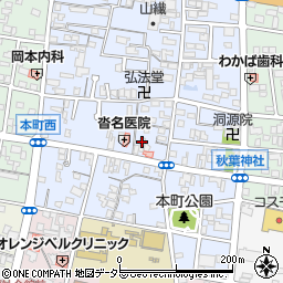 十王堂周辺の地図