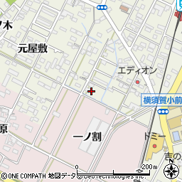 愛知県西尾市吉良町上横須賀五反田18周辺の地図