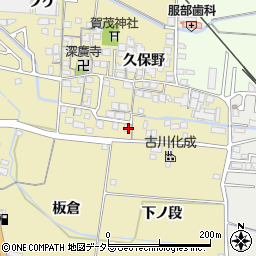 京都府城陽市奈島久保野47周辺の地図