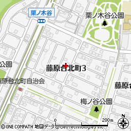兵庫県神戸市北区藤原台北町3丁目11周辺の地図