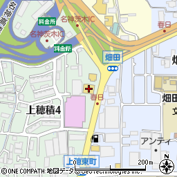 洋服の青山茨木インター店周辺の地図