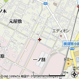 愛知県西尾市吉良町上横須賀五反田17-2周辺の地図
